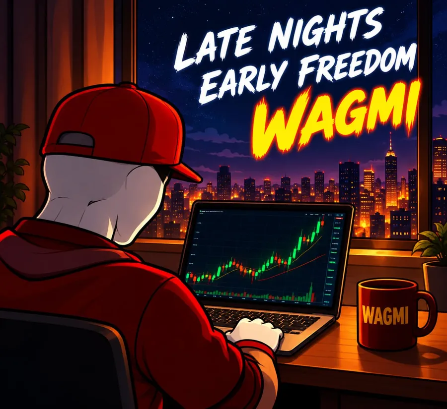 Late nights, early freedom. WAGMI.